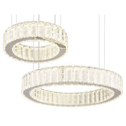 Globo - LED dæmpbar loftlampe på kabel LED/80W/230V 2700-6000K + fjernbetjening