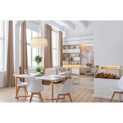 Globo - LED-lysekrone på wire LED/58W/230V 2700-6000K + fjernbetjening