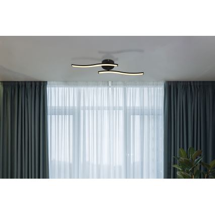 Globo - LED loftlampe LED/12W/230V 3000K sort