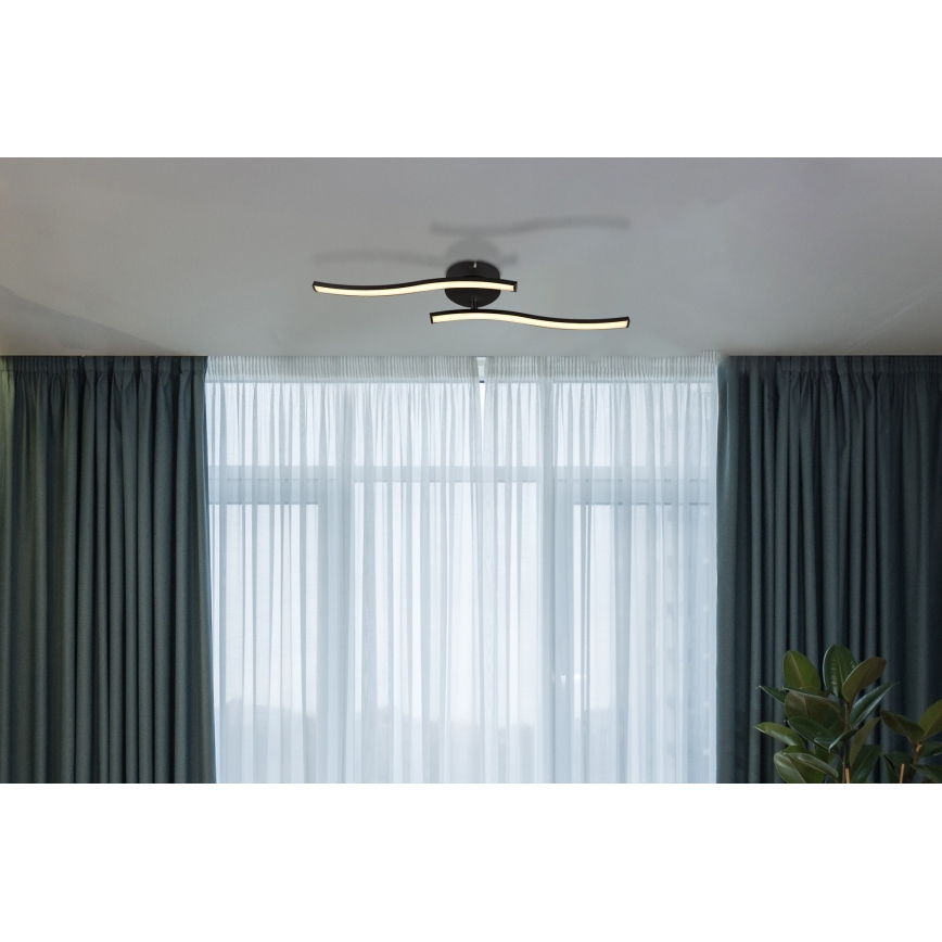 Globo - LED loftlampe LED/12W/230V 3000K sort