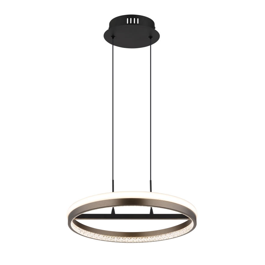 Globo - LED pendel LED/40W/230V 3000/4000/6000K diameter 39,7 cm brun