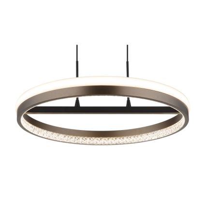 Globo - LED pendel LED/40W/230V 3000/4000/6000K diameter 39,7 cm brun