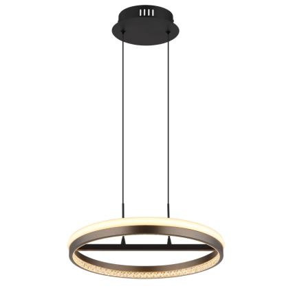 Globo - LED pendel LED/40W/230V 3000/4000/6000K diameter 39,7 cm brun