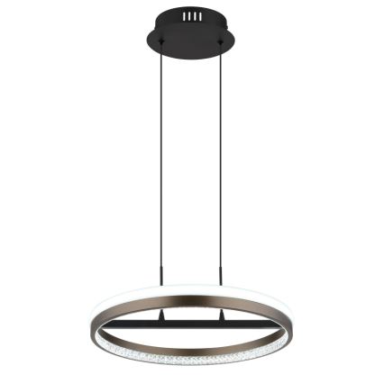 Globo - LED pendel LED/40W/230V 3000/4000/6000K diameter 39,7 cm brun