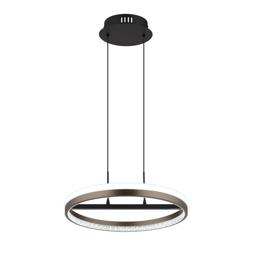 Globo - LED pendel LED/40W/230V 3000/4000/6000K diameter 39,7 cm brun