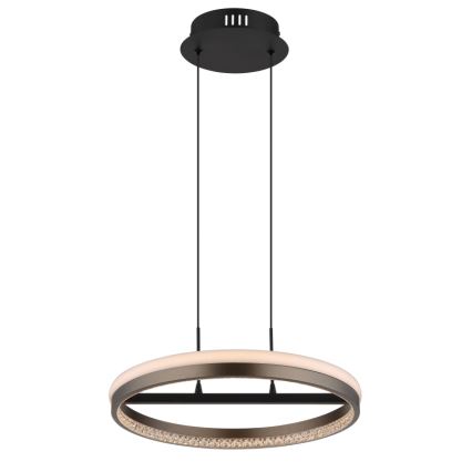 Globo - LED pendel LED/40W/230V 3000/4000/6000K diameter 39,7 cm brun