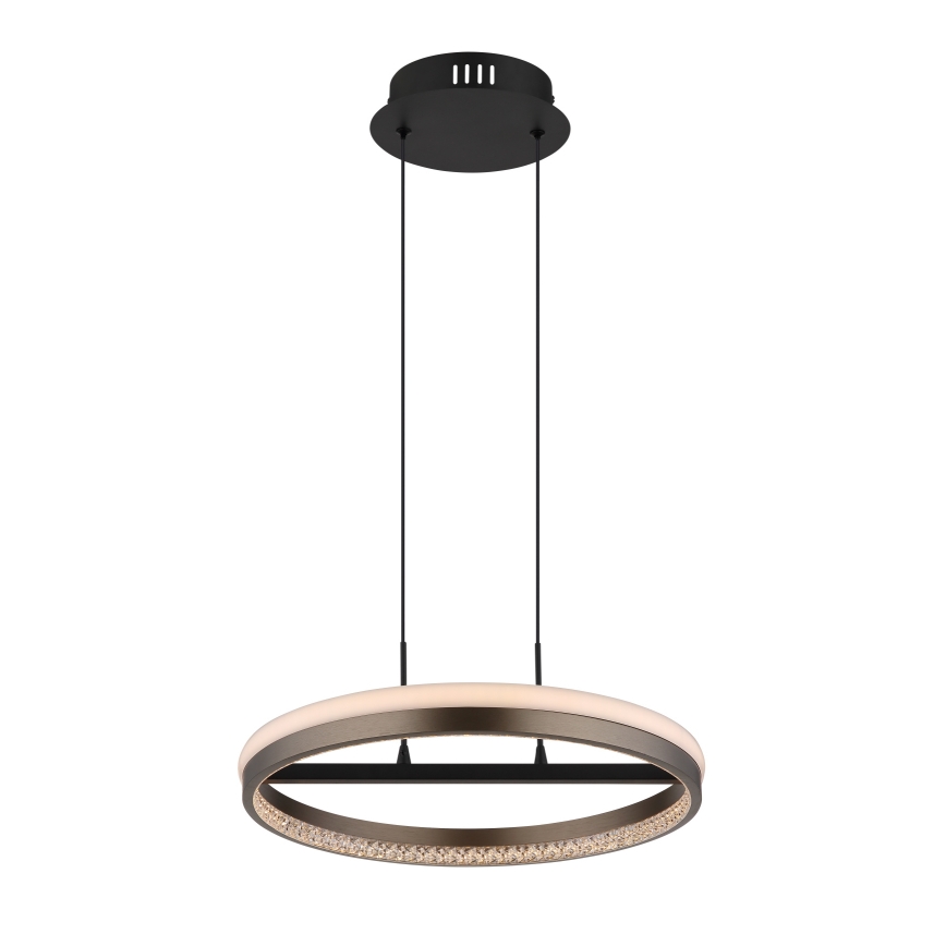 Globo - LED pendel LED/40W/230V 3000/4000/6000K diameter 39,7 cm brun