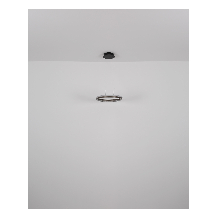 Globo - LED pendel LED/40W/230V 3000/4000/6000K diameter 39,7 cm brun