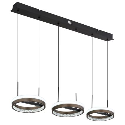 Globo - LED pendel LED/40W/230V 3000/4000/6000K brun
