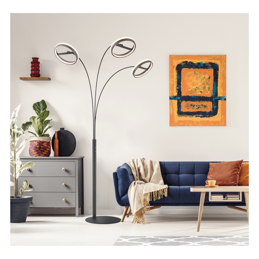 Globo - dæmpbar LED-gulvlampe med touch LED/48W/230V 3000/4000/6000K