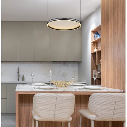 Globo - LED pendel dæmpbar LED/36W/230V 2700-6000K sort + fjernbetjening