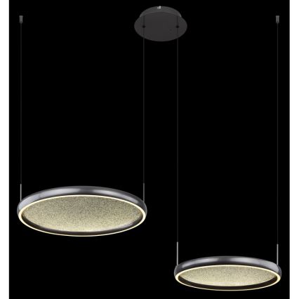 Globo - LED pendel dæmpbar LED/50W/230V 2700-6000K sort + fjernbetjening
