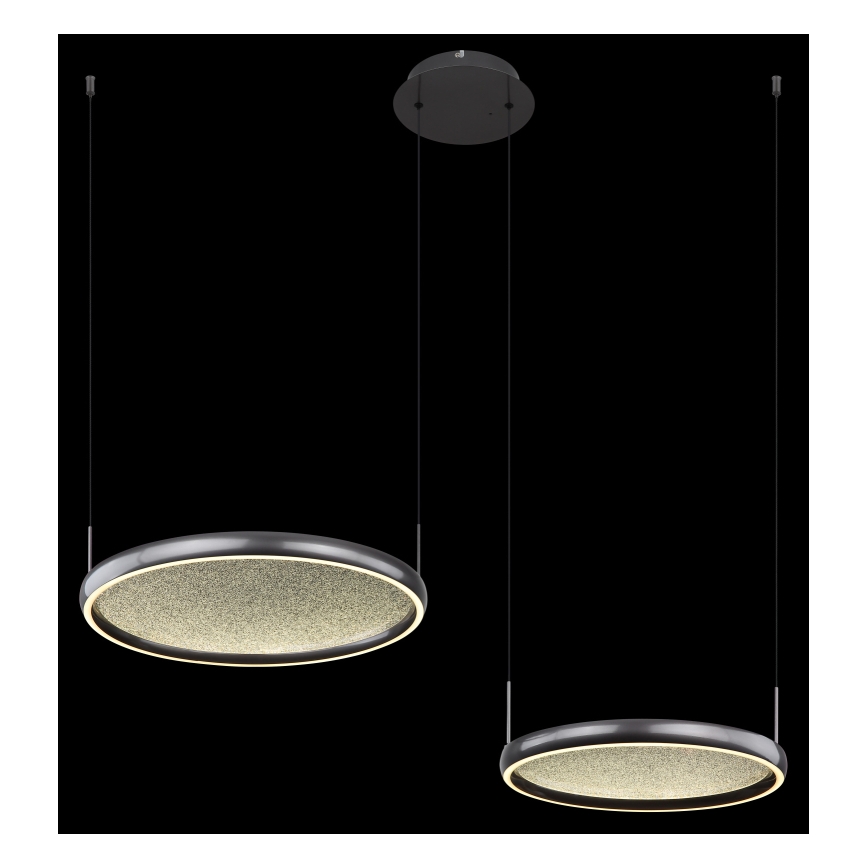 Globo - LED pendel dæmpbar LED/50W/230V 2700-6000K sort + fjernbetjening