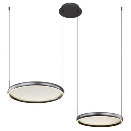 Globo - LED pendel dæmpbar LED/50W/230V 2700-6000K sort + fjernbetjening
