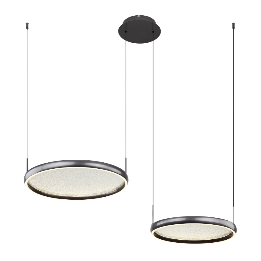 Globo - LED pendel dæmpbar LED/50W/230V 2700-6000K sort + fjernbetjening