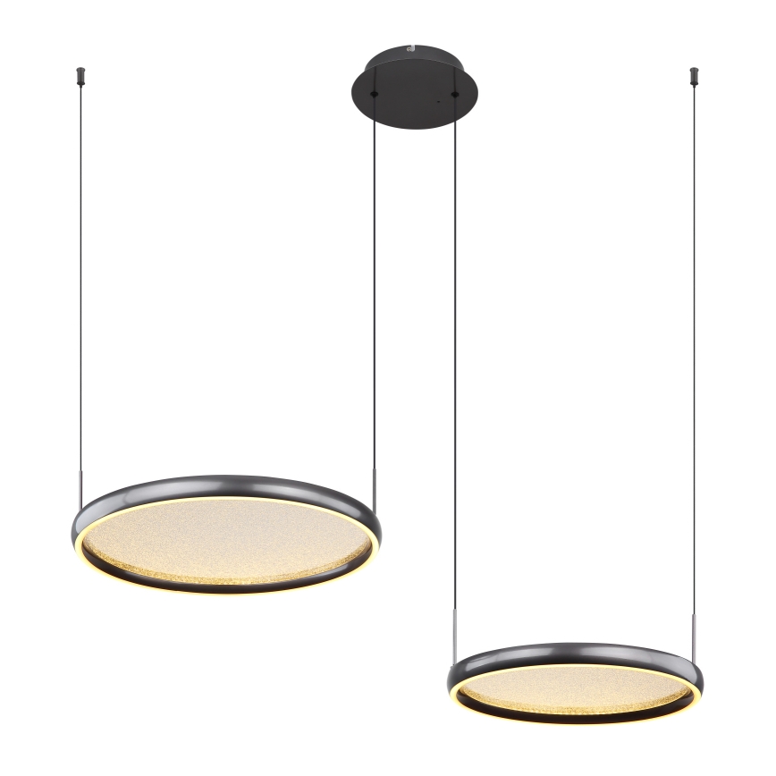 Globo - LED pendel dæmpbar LED/50W/230V 2700-6000K sort + fjernbetjening
