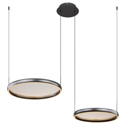 Globo - LED pendel dæmpbar LED/50W/230V 2700-6000K sort + fjernbetjening