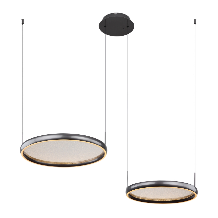 Globo - LED pendel dæmpbar LED/50W/230V 2700-6000K sort + fjernbetjening
