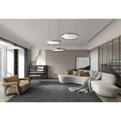 Globo - LED pendel dæmpbar LED/55W/230V 2700-6000K sort + fjernbetjening