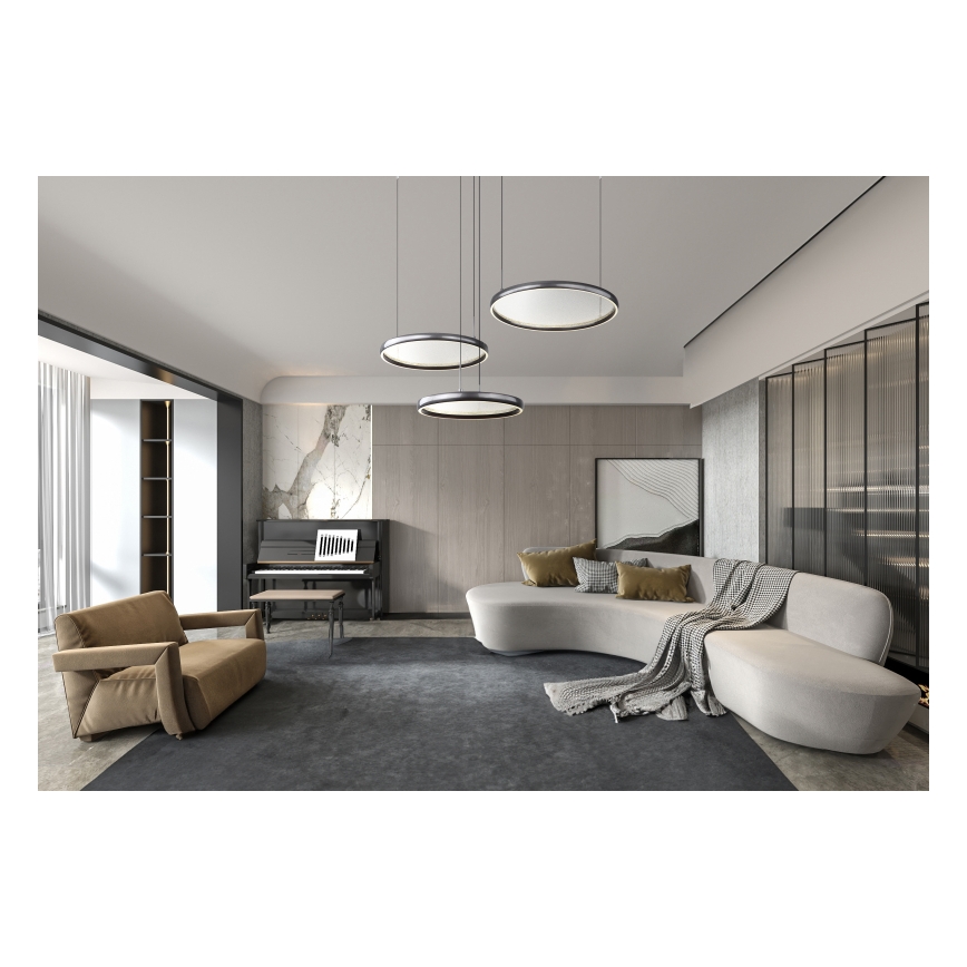 Globo - LED pendel dæmpbar LED/55W/230V 2700-6000K sort + fjernbetjening