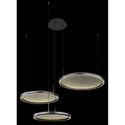 Globo - LED pendel dæmpbar LED/55W/230V 2700-6000K sort + fjernbetjening