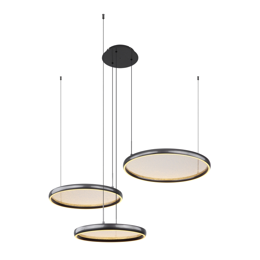 Globo - LED pendel dæmpbar LED/55W/230V 2700-6000K sort + fjernbetjening