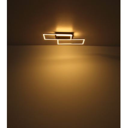 Globo - LED loftlampe LED/40W/230V 62x27 cm mat krom/sort