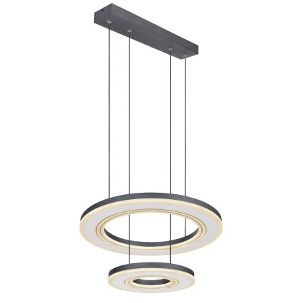 Globo - LED pendel dæmpbar LED/50W/230V 2700-6000K diameter 50 cm sort + fjernbetjening