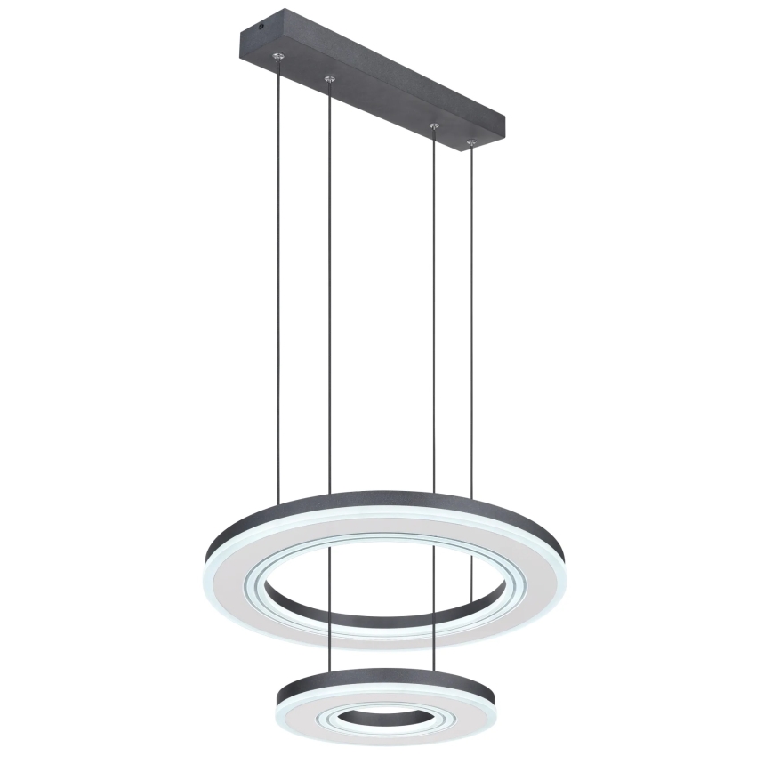 Globo - LED pendel dæmpbar LED/50W/230V 2700-6000K diameter 50 cm sort + fjernbetjening