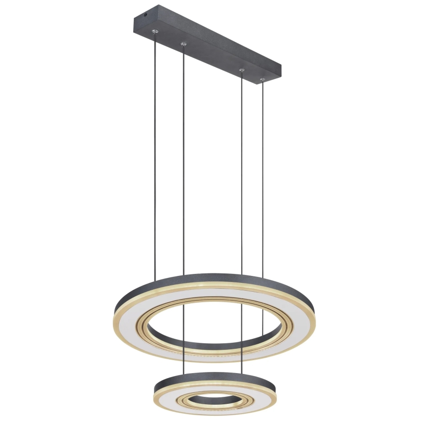 Globo - LED pendel dæmpbar LED/50W/230V 2700-6000K diameter 50 cm sort + fjernbetjening
