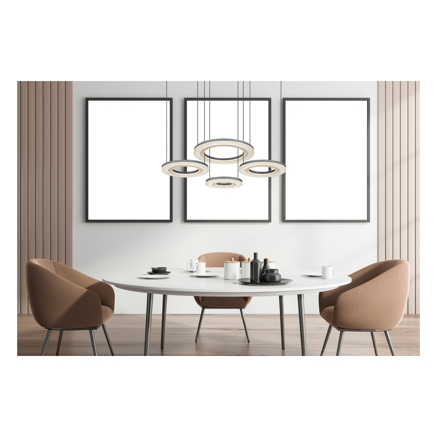 Globo - LED pendel dæmpbar LED/80W/230V 2700-6000K sort + fjernbetjening