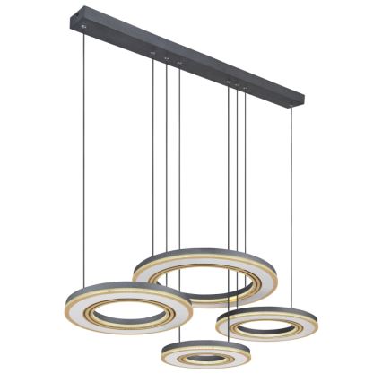 Globo - LED pendel dæmpbar LED/80W/230V 2700-6000K sort + fjernbetjening