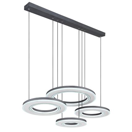 Globo - LED pendel dæmpbar LED/80W/230V 2700-6000K sort + fjernbetjening