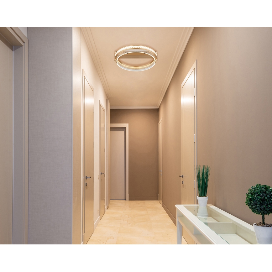 Globo - LED Loftlampe i krystal dæmpbar LED/36W/230V 2700K-6000K + fjernbetjening