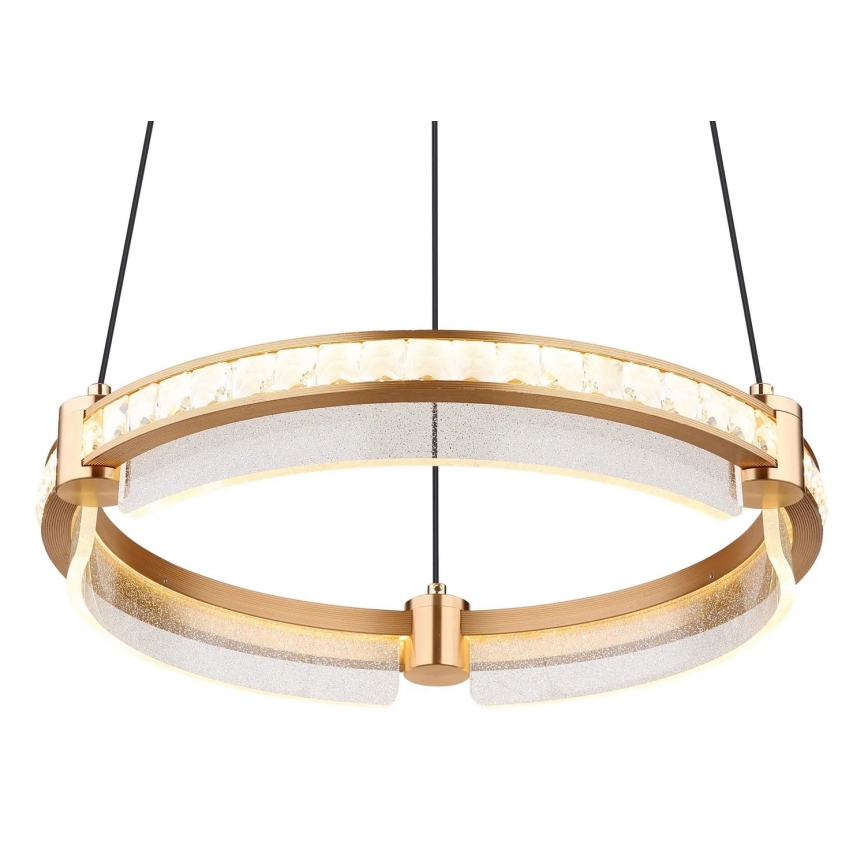 Globo - LED dæmpbar krystal lysekrone på kabel LED/36W/230V 2700K-6000K + fjernbetjening