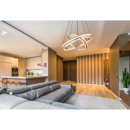 Globo - LED krystalpendel dæmpbar LED/78W/230V 2700K-6000K + fjernbetjening