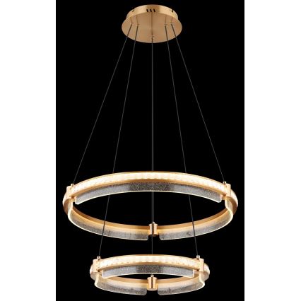 Globo - LED krystalpendel dæmpbar LED/78W/230V 2700K-6000K + fjernbetjening