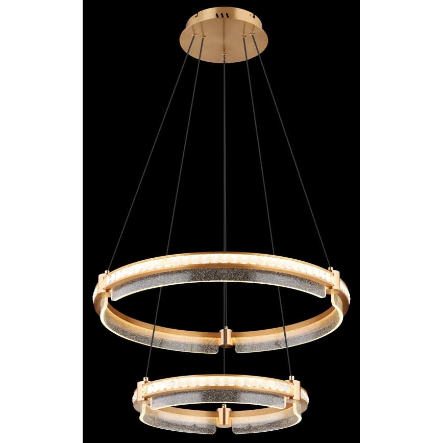 Globo - LED krystalpendel dæmpbar LED/78W/230V 2700K-6000K + fjernbetjening