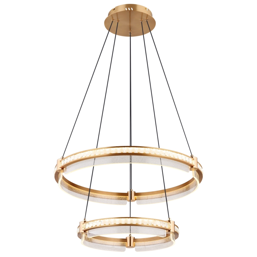 Globo - LED krystalpendel dæmpbar LED/78W/230V 2700K-6000K + fjernbetjening