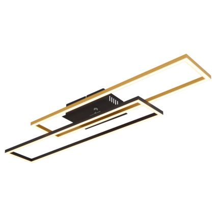 Globo - LED loftlampe LED/30W/230V 3000K 60x80 cm sort/guldfarvet
