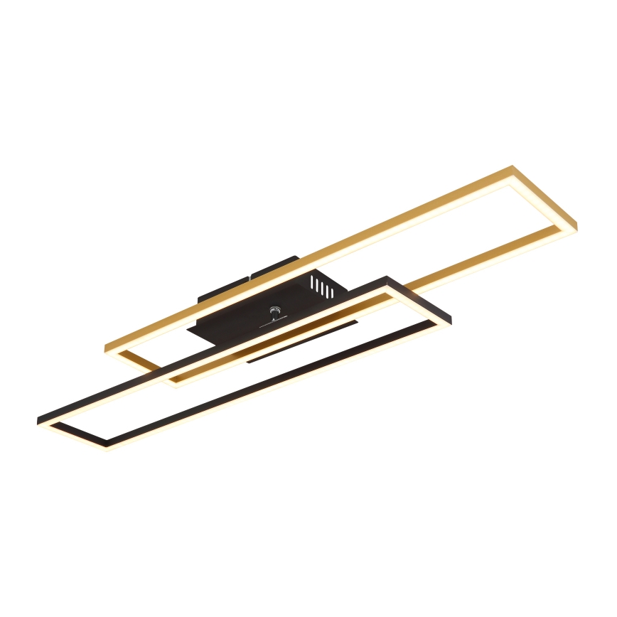 Globo - LED loftlampe LED/30W/230V 3000K 60x80 cm sort/guldfarvet