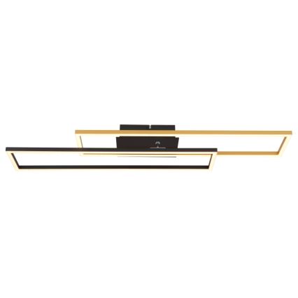 Globo - LED loftlampe LED/30W/230V 3000K 60x80 cm sort/guldfarvet