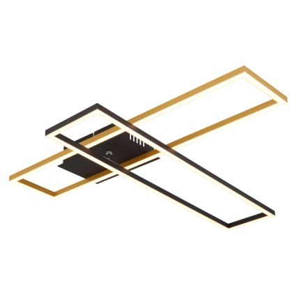 Globo - LED loftlampe LED/30W/230V 3000K 60x80 cm sort/guldfarvet