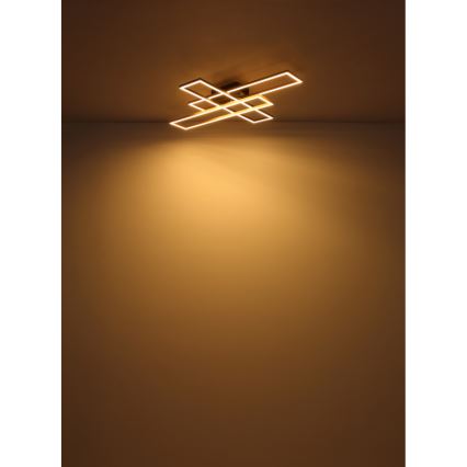 Globo - LED loftlampe LED/30W/230V 3000K 60x80 cm sort/guldfarvet