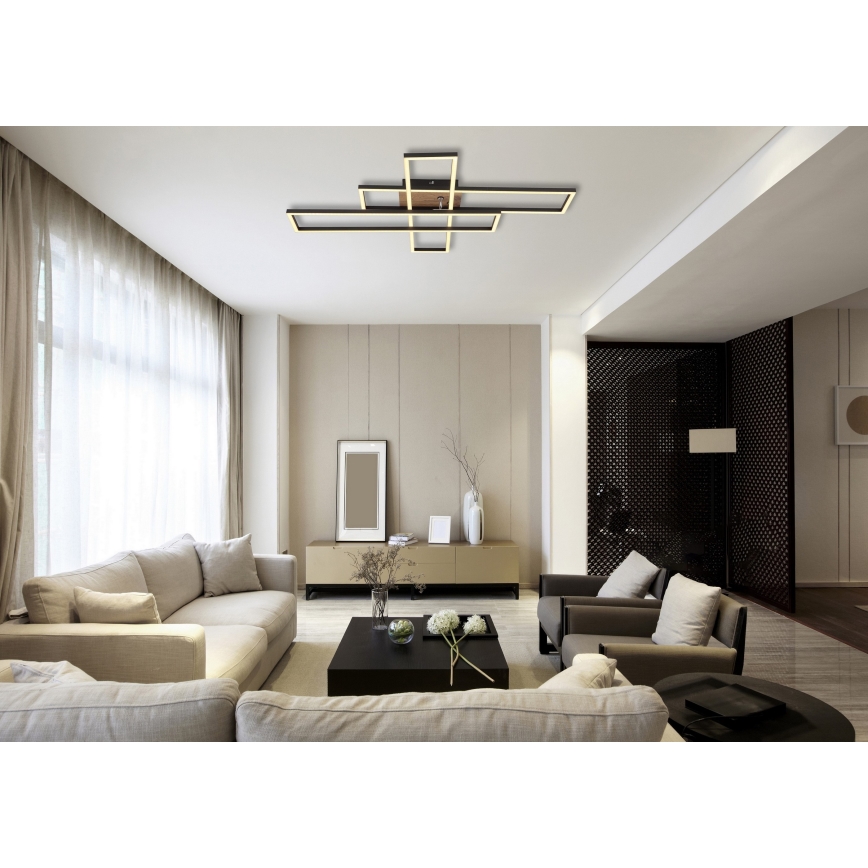Globo - LED loftlampe LED/40W/230V 3000K 60x80 cm sort