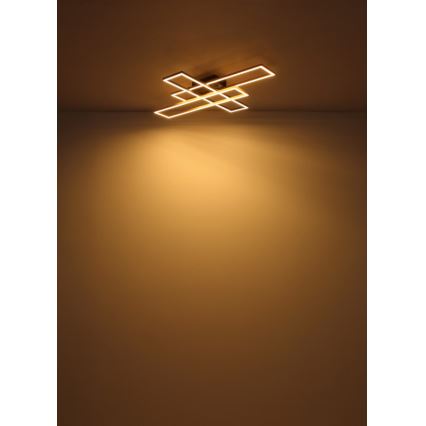 Globo - LED loftlampe LED/40W/230V 3000K 60x80 cm sort/guldfarvet