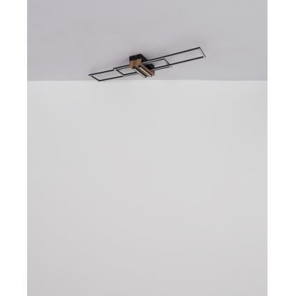 Globo - LED loftlampe LED/40W/230V 3000K 25x100 cm sort