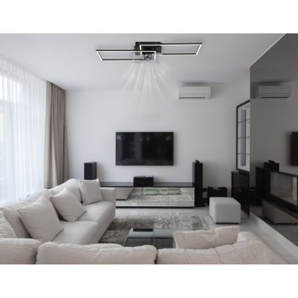 Globo - LED dæmpbar loftlampe med ventilator LED/38W/230V 3000-6500K + fjernbetjening