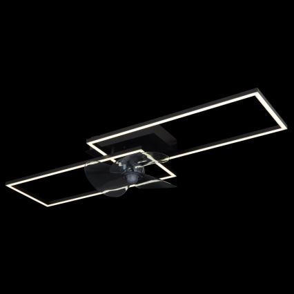 Globo - LED dæmpbar loftlampe med ventilator LED/38W/230V 3000-6500K + fjernbetjening