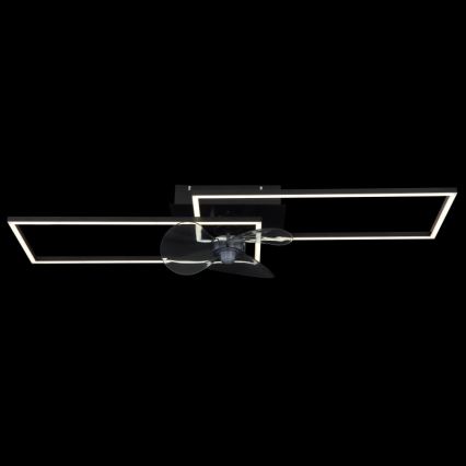 Globo - LED dæmpbar loftlampe med ventilator LED/38W/230V 3000-6500K + fjernbetjening